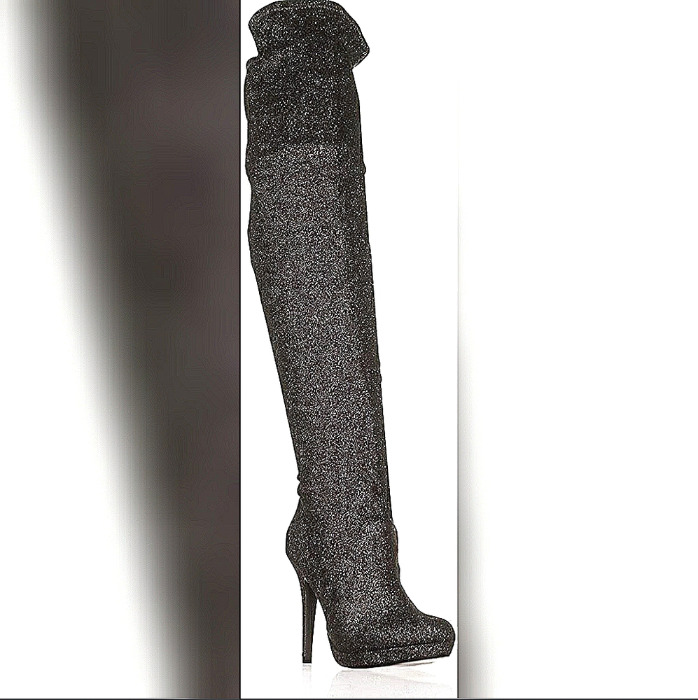 Thalia sodi sparkly thigh highs